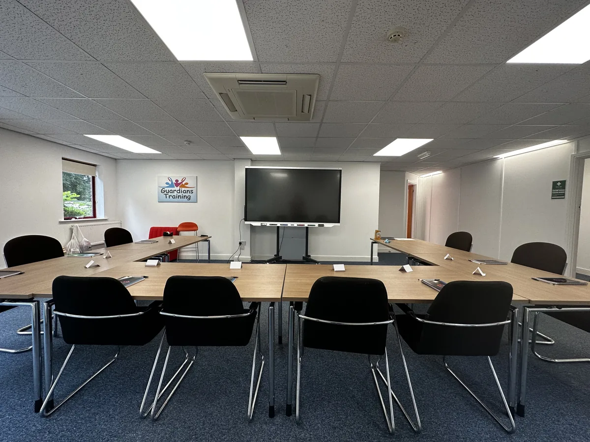Guardians Training’s hireable training and meeting room in Swindon